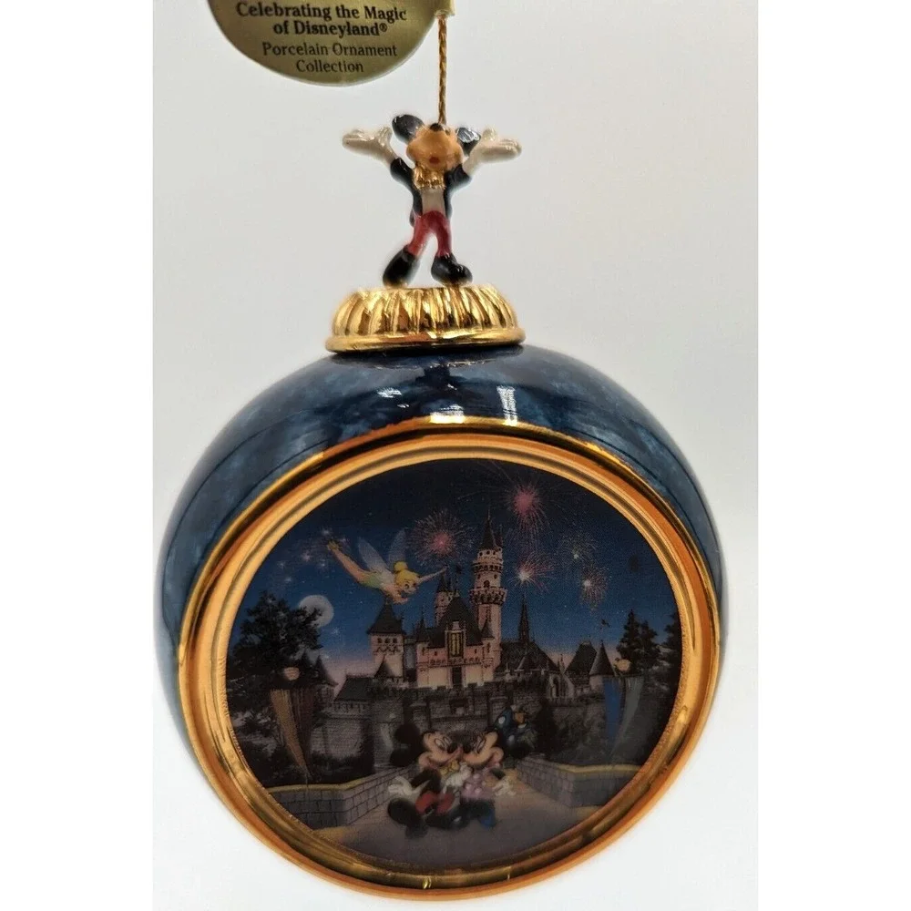 Disney Mickey‎ Ornaments Bradford Edition Celebrating the Magic Set Lot 4